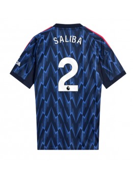 Muži Futbalové oblečenie Arsenal William Saliba #2 2025-26 Krátky Rukáv - Preč